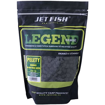 Jet Fish Pelety Legend Bioliver + Ananas/N-Butric Acid 12mm 1kg (10070000)
