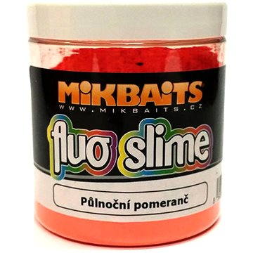 Mikbaits - Fluo slime obalovací Dip Půlnoční pomeranč 100g (8595602220779)