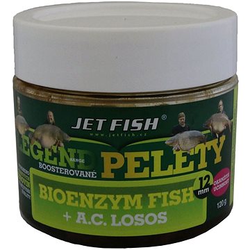 Jet Fish Boosterované pelety Legend Bioenzym Fish + Losos/Asafoetida 12mm 120g (10071649)