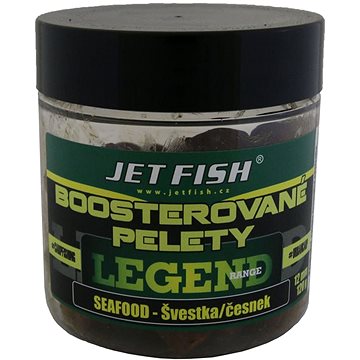 Jet Fish Boosterované pelety Legend Seafood + Švestka/Česnek 12mm 120g (10071663)