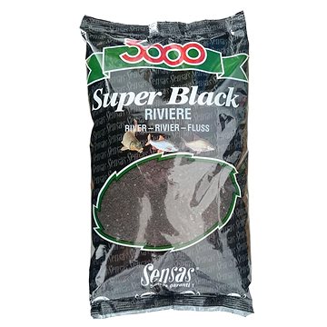 Sensas 3000 Super Black Riviere 1kg (3297830116125)