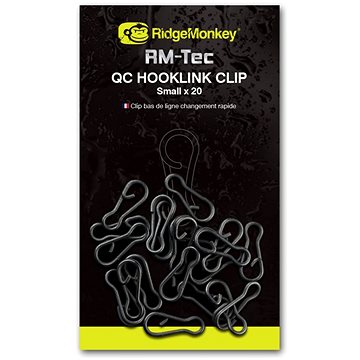 RidgeMonkey RM-Tec Quick Change Hooklink Clip Small 20ks (5060432143589)