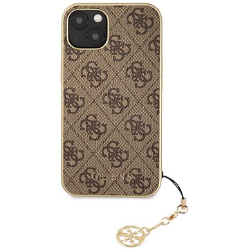 Guess 4G Charms Zadní Kryt pro Apple iPhone 13 Brown (8596311161834)