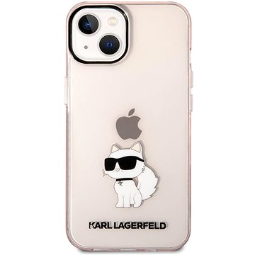 Karl Lagerfeld IML Choupette NFT Zadní Kryt pro iPhone 14 Plus Pink (KLHCP14MHNCHTCP)
