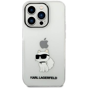 Karl Lagerfeld IML Choupette NFT Zadní Kryt pro iPhone 14 Pro Max Transparent (KLHCP14XHNCHTCT)