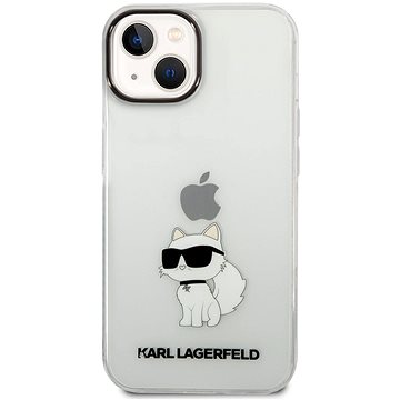 Karl Lagerfeld IML Choupette NFT Zadní Kryt pro iPhone 14 Plus Transparent (KLHCP14MHNCHTCT)