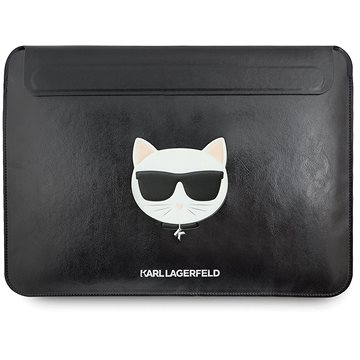 Karl Lagerfeld Choupette Head Embossed Computer Sleeve 16" Black (3666339040215)