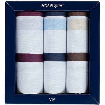 SCANquilt pánské kapesníky VIP 3 ks G61 (33640)