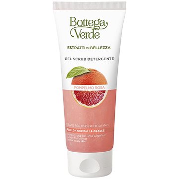 Bottega Verde extrakty pro krásu - Růžový grapefruit - Pleťový peelingový gel (8053732077941)