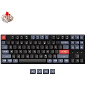 Keychron K8 Pro QMK TKL Hot-Swappable Gateron G Pro Mechanical Red - US (K8P-H1)