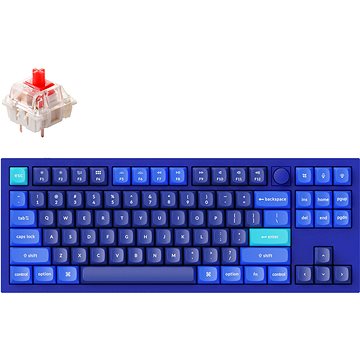 Keychron Q3 Knob Hot-Swappable Red Switch - Navy Blue - US (Q3-O1Z)