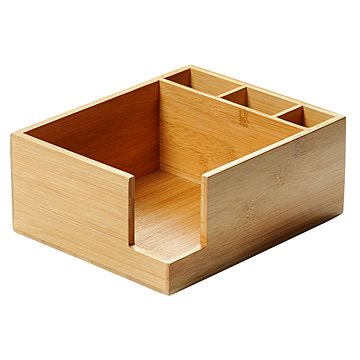 Kesper Box na ubrousky a příbory, bambus 21,5x18 cm (70852)