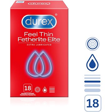 DUREX Feel Thin Extra Lubricated 18 ks (5052197018875)