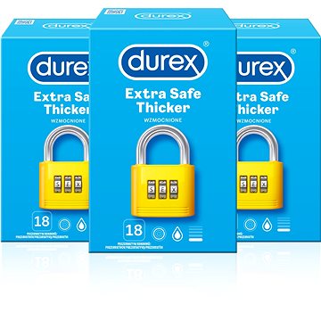 DUREX Extra Safe Pack 3 × 18 ks (5997321774817)