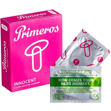 PRIMEROS Innocent ultra tenké kondomy, 3 ks (8594068383110)