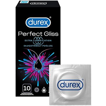DUREX Perfect Gliss 10 ks (5900627096897)