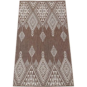 Kusový koberec Zara 13 hnědý 120 × 170 cm oboustranný (21D2054/1)