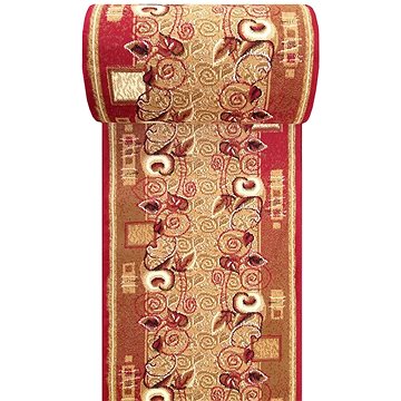 Běhoun koberec Alfa 11 červený v šíři 120 cm (21D2081/16)