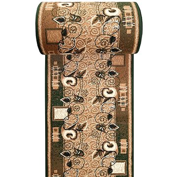 Běhoun koberec Alfa 11 zelený v šíři 80 cm (21D2080/13)