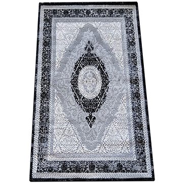 Kusový koberec Angora 01 černý 240 × 330 cm (21D3203/4)