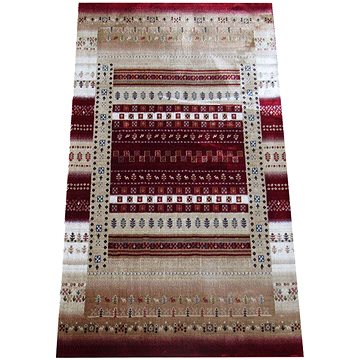 Kusový koberec Gabbeh 02 červený 120 × 170 cm (21D2018)