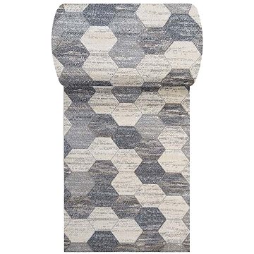 Běhoun koberec Vista šedý 02 v šíři 100 cm (21D2322/4)