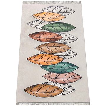 Kusový koberec Horeca New 102 béžový s listy 180 × 280 cm (21D3233/4)