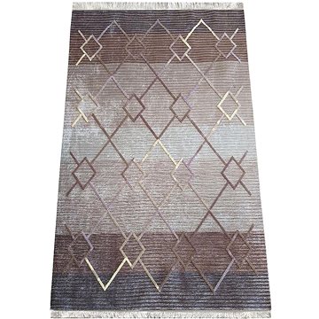Kusový koberec Hypnotik hnědý 80 × 150 cm (21D3171)