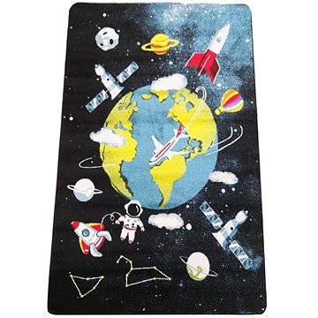Dětský kusový koberec Země a vesmír 20 200 × 290 (21D1006)