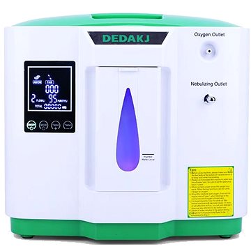 DEDAKJ DE-2AW kyslíkový koncentrátor s nebulizérem - 9L, 90 % (DE-2AW)