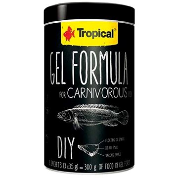 Tropical Gel Formula for Carnivorous Fish 1000 ml 3 × 35 g (5900469617168)