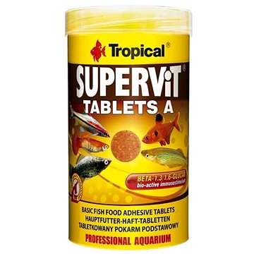 Tropical Supervit Tablets A 250 ml 150 g 340ks (5900469206249)