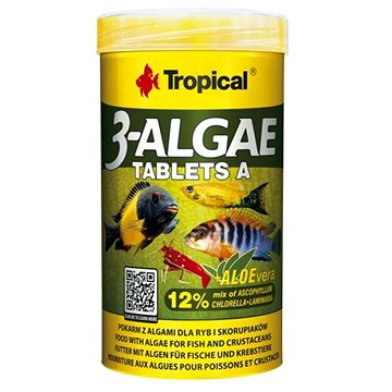 Tropical 3-Algae Tablets A 250 ml 150 g 340ks (5900469207345)