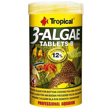 Tropical 3-Algae Tablets B 250 ml 150 g 830ks (5900469207444)