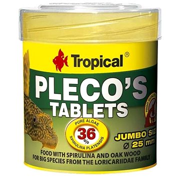 Tropical Pleco's Tablets 50 ml 30 g 11 ks (5900469207727)