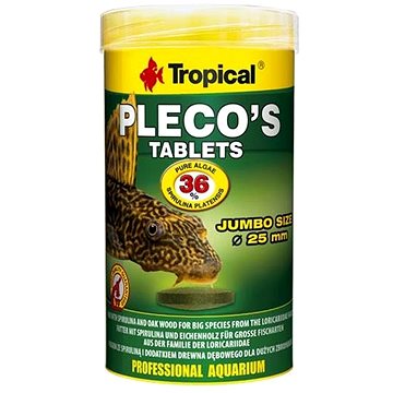 Tropical Pleco's Tablets 250 ml 135 g 48 ks (5900469207741)