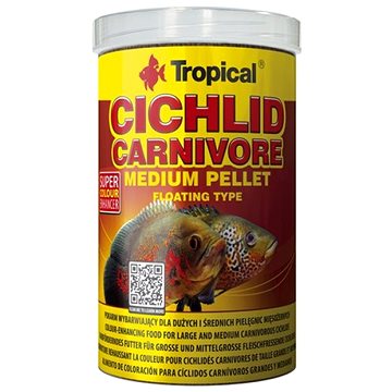 Tropical Cichlid Carnivore Pellet M 1000 ml 360 g (5900469607664)
