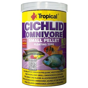 Tropical Cichlid Omnivore Pellet S 1000 ml 360 g (5900469609569)