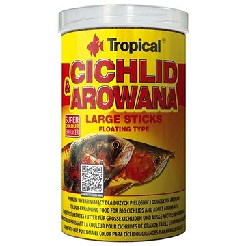 Tropical Cichlid & Arowana Sticks L 1000 ml 300 g (5900469635360)