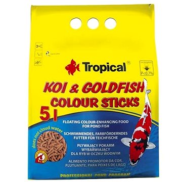 Tropical Koi & Goldfish Colour Sticks 5 l 400 g (5900469406557)