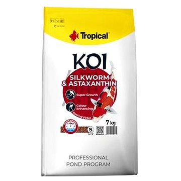 Tropical Koi Silkworm & Astaxanthin Pellet S 7 kg (5900469456415)