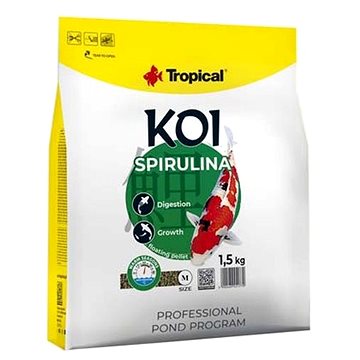 Tropical Koi Spirulina Pellet M 5 l 1,5 kg (5900469451878)