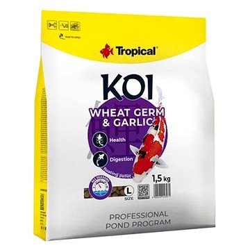 Tropical Koi Wheat Germ & Garlic Pellet L 5 l 1,5 kg (5900469453971)