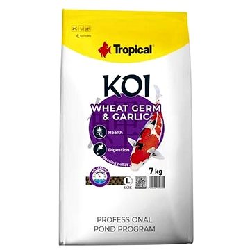 Tropical Koi Wheat Germ & Garlic Pellet L 7 kg (5900469453315)
