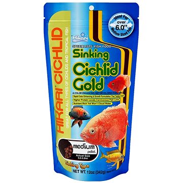 Hikari Cichlid Gold Sinking Medium 342 g (042055047333)