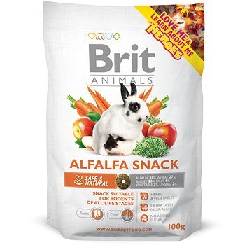 Brit Animals Alfalfa Snack for Rodents 100 g (8595602504916)