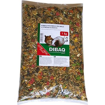 Dibaq Kompletní krmná směs pro malé hlodavce 1 kg (8594014576252)