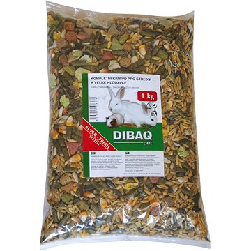 Dibaq Kompletní krmná směs pro velké hlodavce 1 kg (8594014576276)