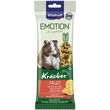 Vitakraft pochoutka pro morčata Emotion Kräcker ovocný 2 ks (4008239314802)