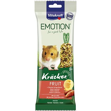 Vitakraft pochoutka pro křečky Emotion Kräcker ovocný 2 ks (4008239314833)